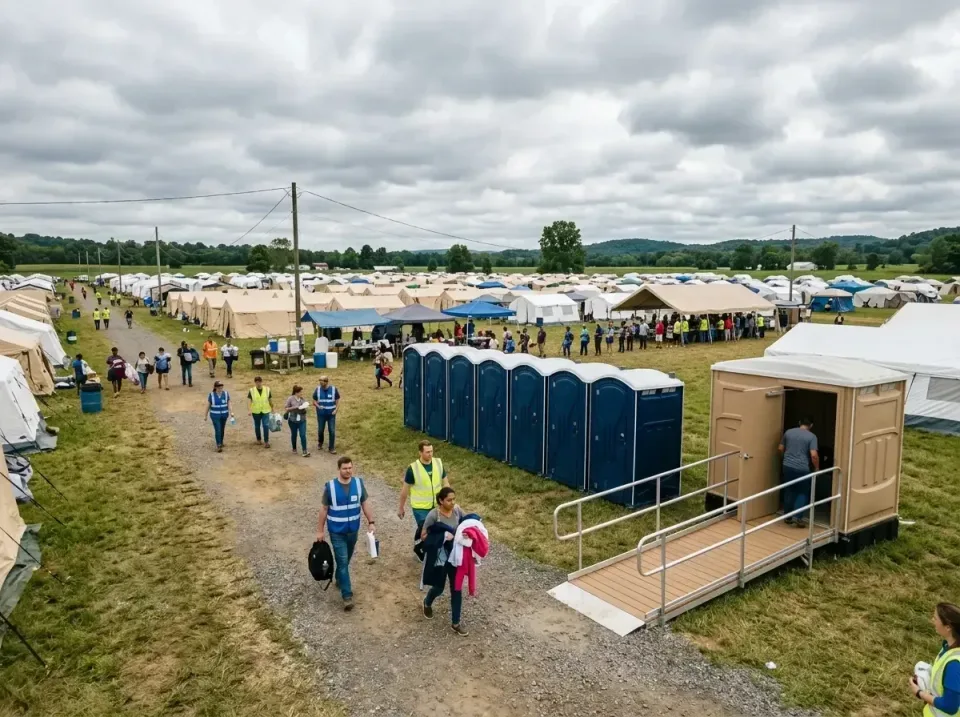 disaster-relief-camp-restrooms-010 — frequently asked questions, Dumpster & Portable Bathrooms Rental in Lee's Summit, MO